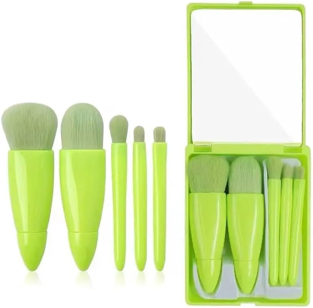 5 in 1 Brushes pocket friendly travel Brushes with Mirror