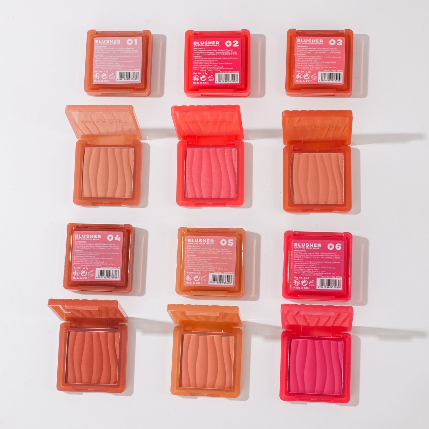 Miss Rose Girly Pink Ocean Beachy Blush