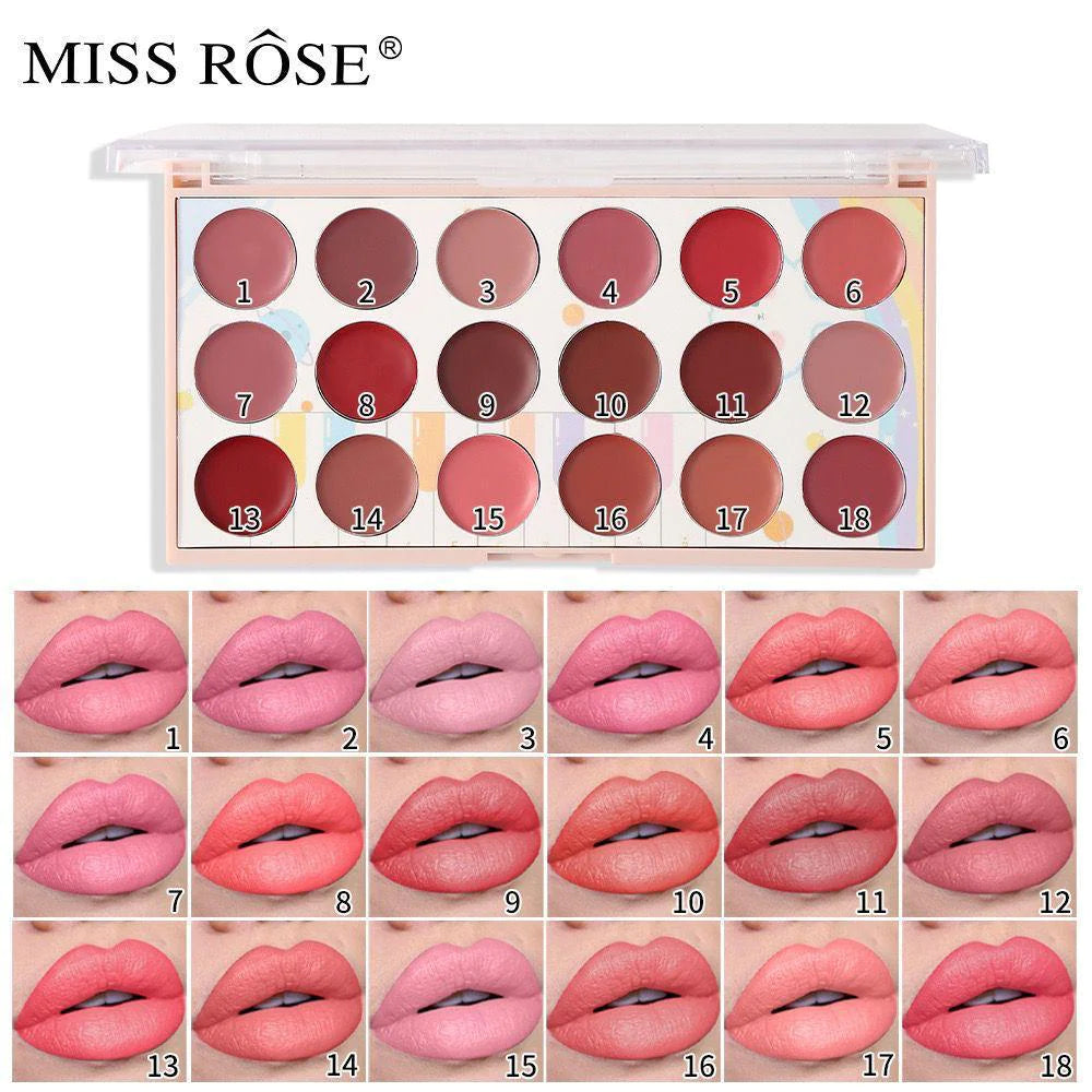 Miss Rose 18 Color Lipstick Kit