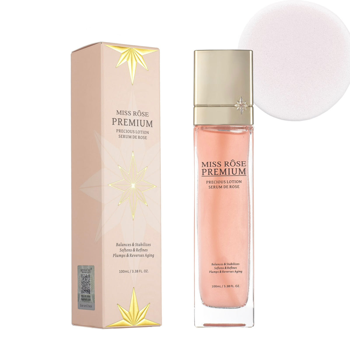 Miss Rose Flower Secret Rose Emerald Pearl Essence Water 100ML