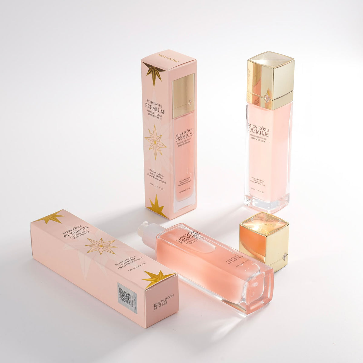 Miss Rose Flower Secret Rose Emerald Pearl Essence Water 100ML