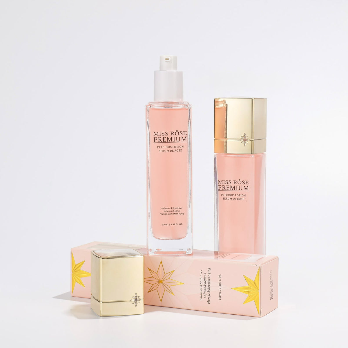 Miss Rose Flower Secret Rose Emerald Pearl Essence Water 100ML