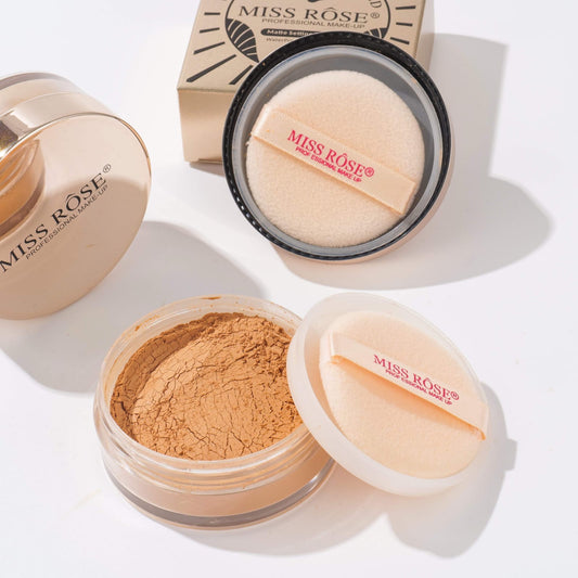Miss Rose Luxury Rose Gold Matte Setting Powder / Loose powder