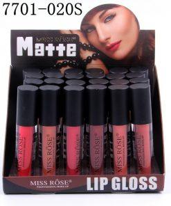 Miss Rose Vitamin E matte liquid lipsticks black cap