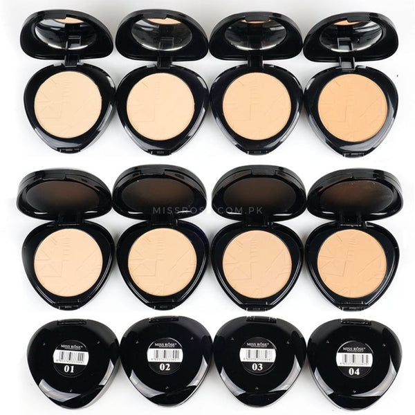 Missrose Bright Black Triangle Double Layer compact Powder
